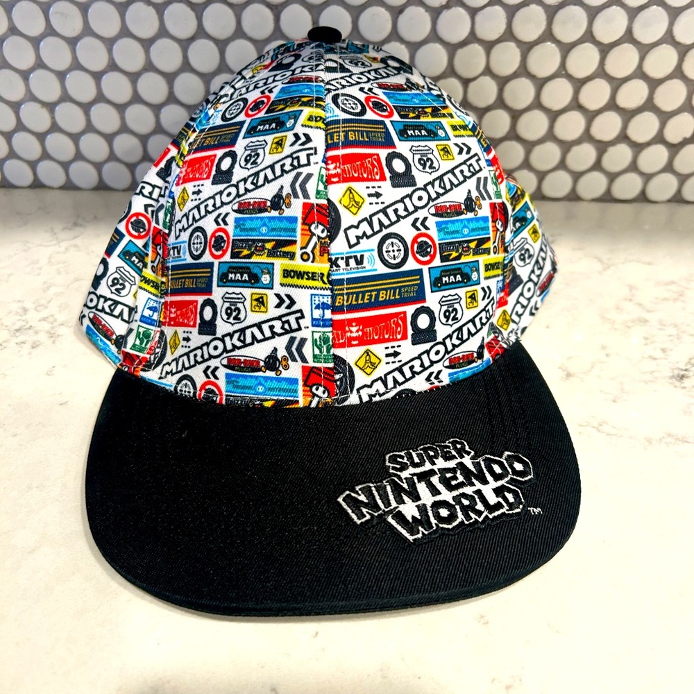 Super Nintendo World Mario Kart Snapback Cap Unisex